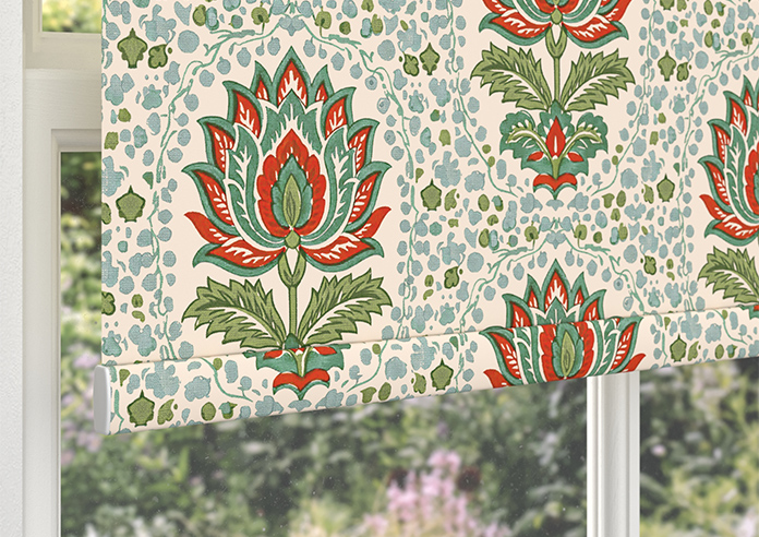 Petal & Block Lotus Blossom, Neem - Twist & Fit Roller Blind - Image 4